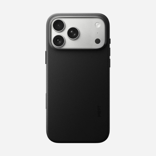 Moft Snap Movas MagSafe dėklas iPhone 17 Pro juodos spalvos aprašymas - Prekės nuotrauka