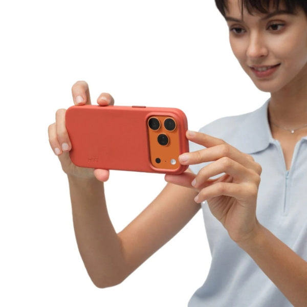 Moft Snap Movas MagSafe dėklas iPhone 17 Pro clay aprašymas - Prekės nuotrauka