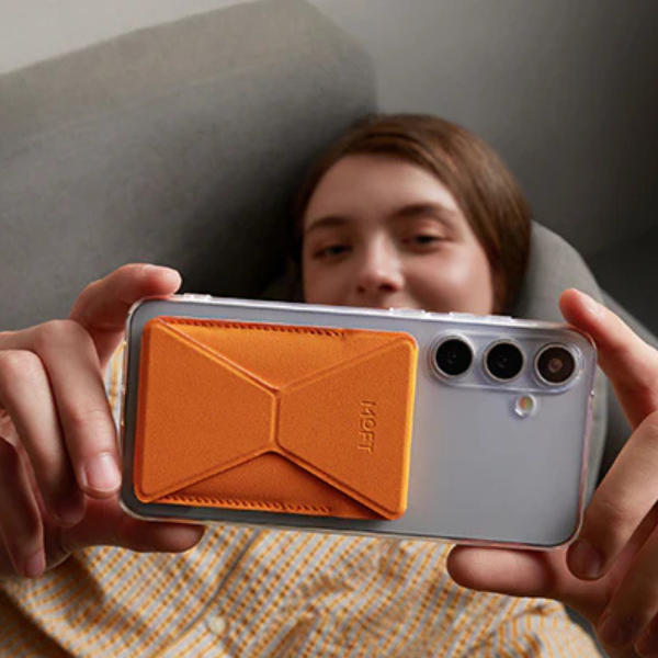 Moft X Mini lipni piniginė ir telefono stovas, tamsiai mėlyna aprašymas - Prekės nuotrauka