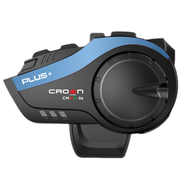 Motociklo šalmo laisvų rankų įranga Crown CMMK-06 Bluetooth 5.0, juodos spalvos aprašymas - Prekės nuotrauka