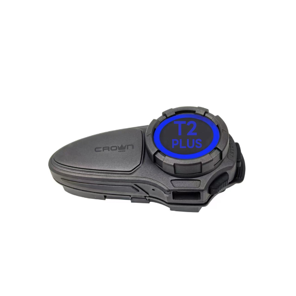 Motorcycle intercom Crown C200 Mesh Bluetooth juodos spalvos aprašymas - Prekės nuotrauka