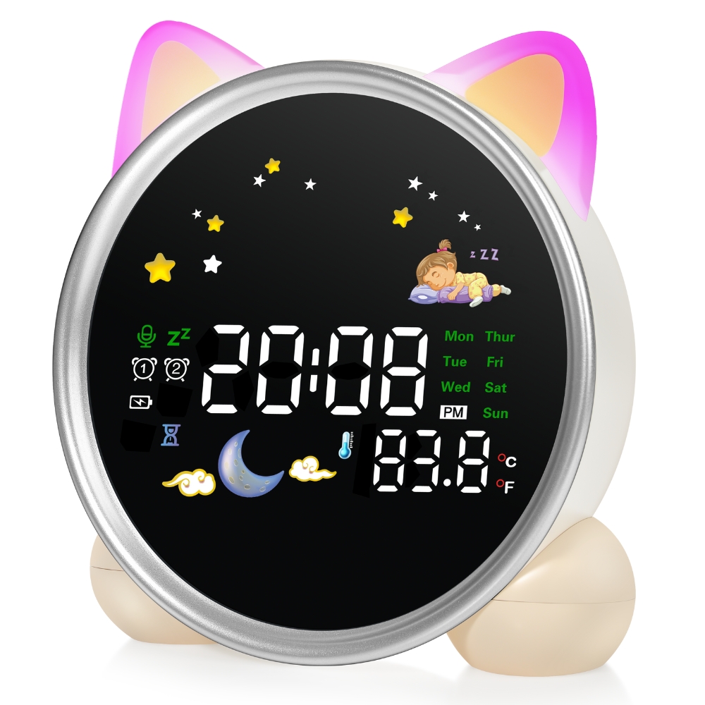 Beline Multifunction alarm clock MajesticLine baltos spalvos aprašymas - Prekės nuotrauka