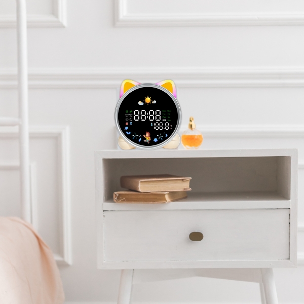 Beline Multifunction alarm clock MajesticLine baltos spalvos aprašymas - Prekės nuotrauka