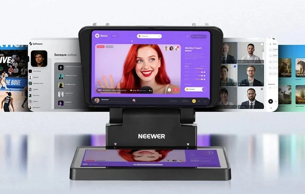 Neewer X11 TM8 Teleprompter with Built-in Monitorius aprašymas - Prekės nuotrauka