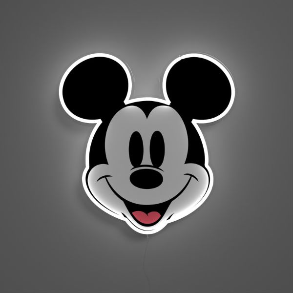 Neon Yellowpop Disney Mickey margintas veidas aprašymas - Prekės nuotrauka
