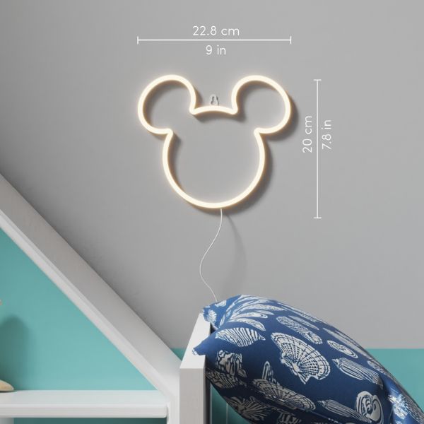„Neon Yellowpop Disney“ mini „Mickey“ ausys aprašymas - Prekės nuotrauka