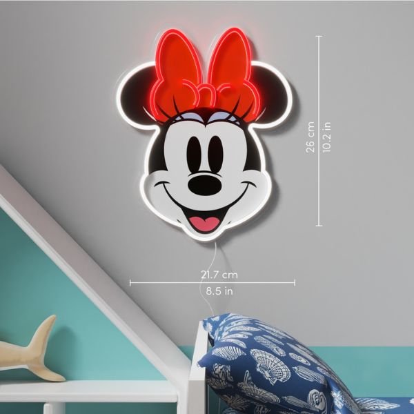 Trefl Neon Yellowpop Disney Minnie margintas veido atvaizdas aprašymas - Prekės nuotrauka