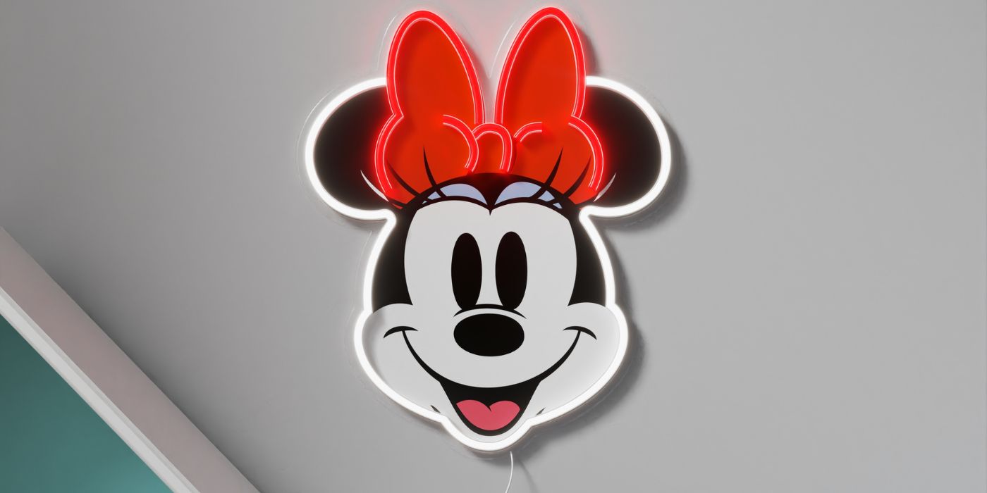 Trefl Neon Yellowpop Disney Minnie margintas veido atvaizdas aprašymas - Prekės nuotrauka