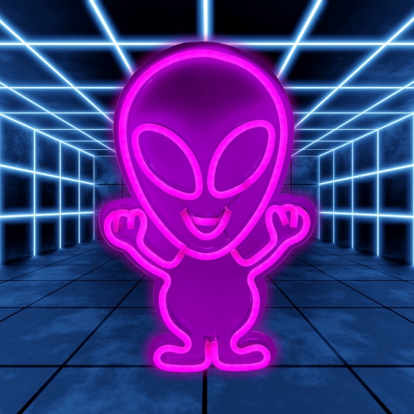 Lubinis šviestuvas Neoninis Beline šviestuvas Alien aprašymas - Prekės nuotrauka