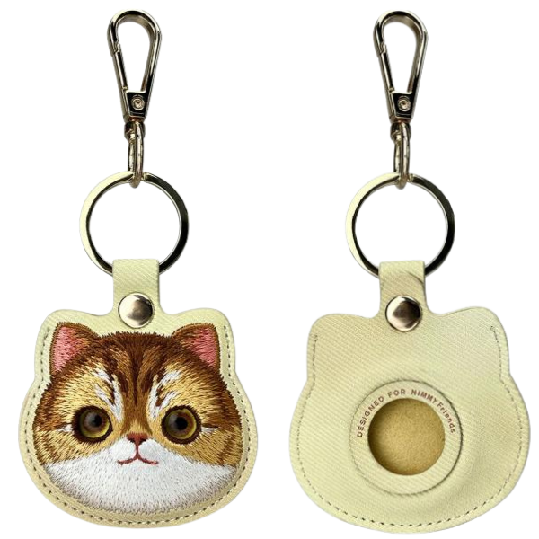 Nimmy 3in1 rinkinys telefono krepšys + piniginė + dėklas lokatoriui khaki Big Eyed Pet 2.0 Cat aprašymas - Prekės nuotrauka