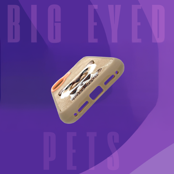 Nimmy Big Eyed Pet 2.0 katės dėklas iPhone 17 smėlio spalvos aprašymas - Prekės nuotrauka