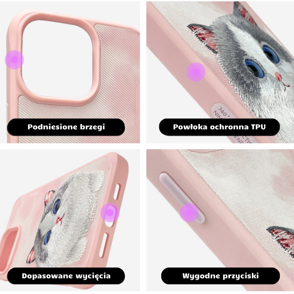 Nimmy dėklas Apple iPhone 16 6.1″ rožinės spalvos Big Eyed Pet 2.0 Cat aprašymas - Prekės nuotrauka Nimmy dėklas Apple iPhone 16 6.1″ rožinės spalvos Big Eyed Pet 2.0 Cat aprašymas - Prekės nuotrauka