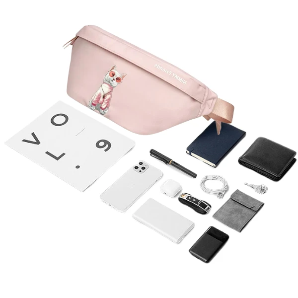 Nimmy Nerka na ramię rožinės spalvos Crossbody Glasses Cool Cat aprašymas - Prekės nuotrauka Nimmy Nerka na ramię rožinės spalvos Crossbody Glasses Cool Cat aprašymas - Prekės nuotrauka