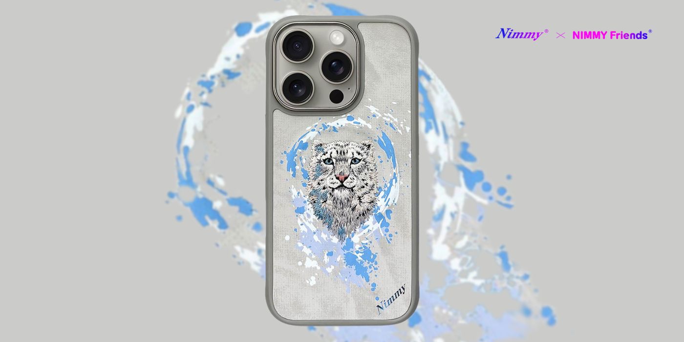 Nimmy Panther MagSafe dėklas Apple iPhone 16 Pro light pilkos spalvos aprašymas - Prekės nuotrauka