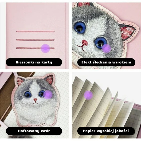 Nimmy rinkinys 2in1 užrašų knygelė + rašiklis rožinės spalvos Big Eyed Pet 2.0 Cat aprašymas - Prekės nuotrauka Nimmy rinkinys 2in1 užrašų knygelė + rašiklis rožinės spalvos Big Eyed Pet 2.0 Cat aprašymas - Prekės nuotrauka