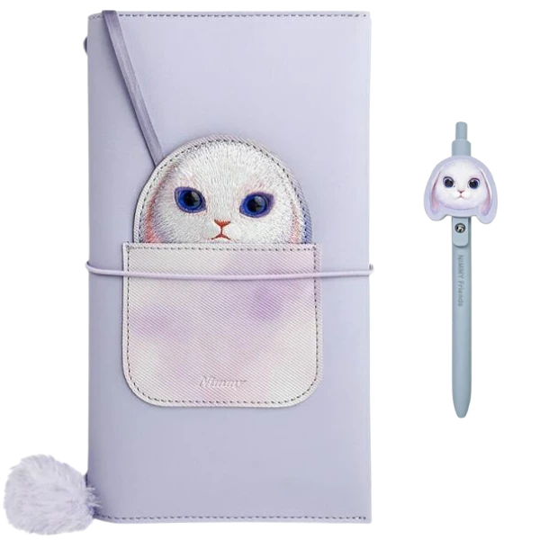 Nimmy rinkinys 2in1 užrašų knygelė + rašiklis violetinės spalvos Big Eyed Pet 2.0 Rabbit aprašymas - Prekės nuotrauka Nimmy rinkinys 2in1 užrašų knygelė + rašiklis violetinės spalvos Big Eyed Pet 2.0 Rabbit aprašymas - Prekės nuotrauka