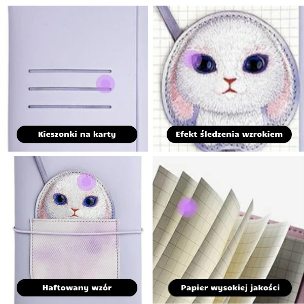 Nimmy rinkinys 2in1 užrašų knygelė + rašiklis violetinės spalvos Big Eyed Pet 2.0 Rabbit aprašymas - Prekės nuotrauka Nimmy rinkinys 2in1 užrašų knygelė + rašiklis violetinės spalvos Big Eyed Pet 2.0 Rabbit aprašymas - Prekės nuotrauka
