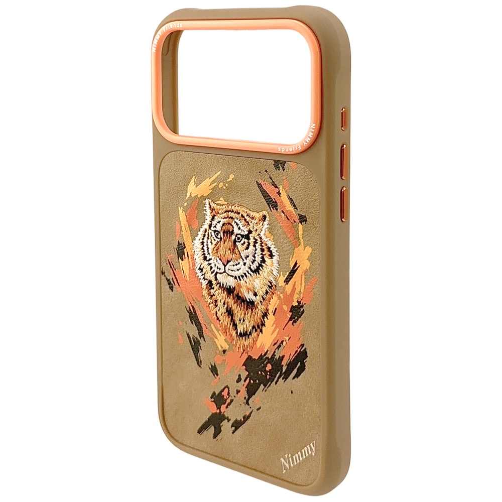 „Nimmy Tiger MagSafe“ dėklas, skirtas „iPhone 17 Pro“ – šviesiai rudas aprašymas - Prekės nuotrauka „Nimmy Tiger MagSafe“ dėklas, skirtas „iPhone 17 Pro“ – šviesiai rudas aprašymas - Prekės nuotrauka