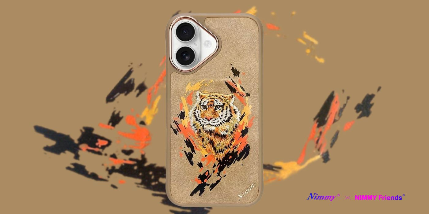 Nimmy Tiger MagSafe dėklas iPhone 16 šviesiai rudos spalvos aprašymas - Prekės nuotrauka