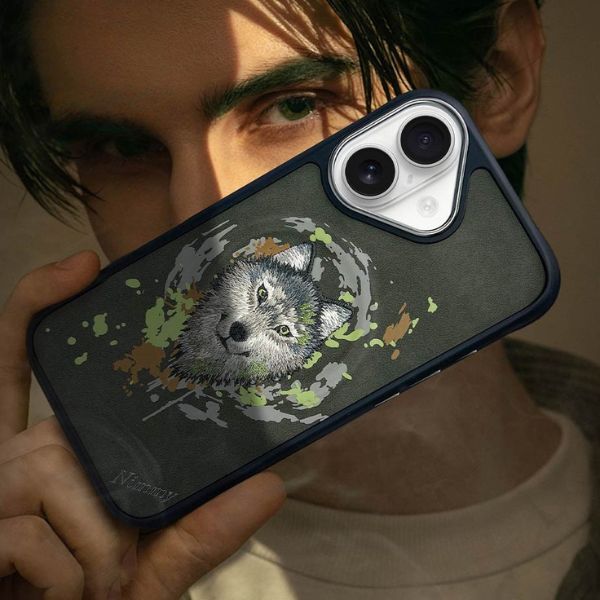 Nimmy Wolf MagSafe dėklas Apple iPhone 16 Pro pilkos spalvos aprašymas - Prekės nuotrauka Nimmy Wolf MagSafe dėklas Apple iPhone 16 Pro pilkos spalvos aprašymas - Prekės nuotrauka