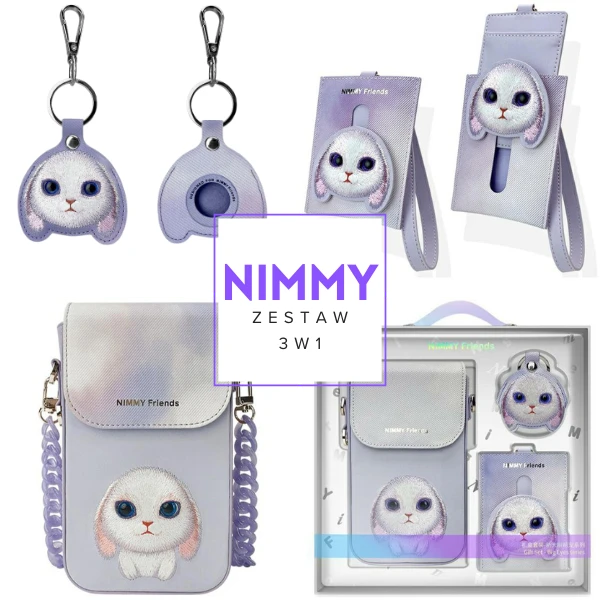 Nimmy Rinkinys 3in1 dėklas telefonui + krepšys + daiktų ieškikliui violetinės spalvos Big Eyed Pet 2.0 Rabbit aprašymas - Prekės nuotrauka Nimmy Rinkinys 3in1 dėklas telefonui + krepšys + daiktų ieškikliui violetinės spalvos Big Eyed Pet 2.0 Rabbit aprašymas - Prekės nuotrauka