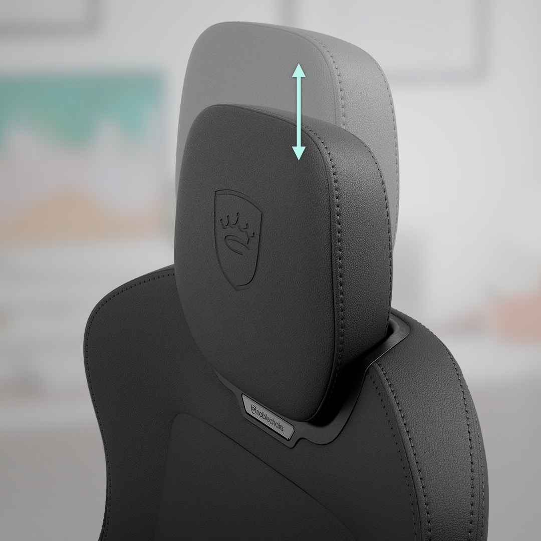 noblechairs AURA AtmoShell Gaming Chair – juodas aprašymas - Prekės nuotrauka