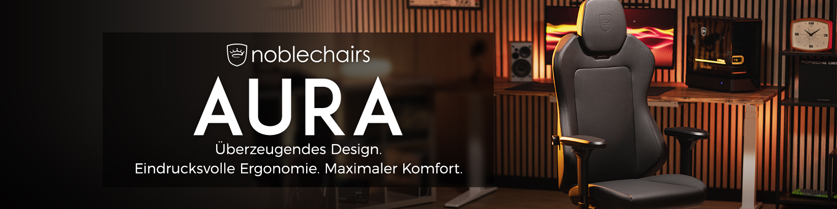 noblechairs AURA TX Gaming Chair – Anthracite aprašymas - Prekės nuotrauka