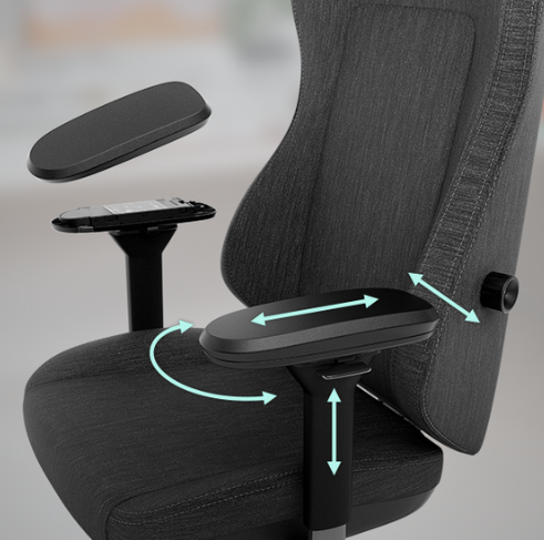 noblechairs AURA TX Gaming Chair – Anthracite aprašymas - Prekės nuotrauka