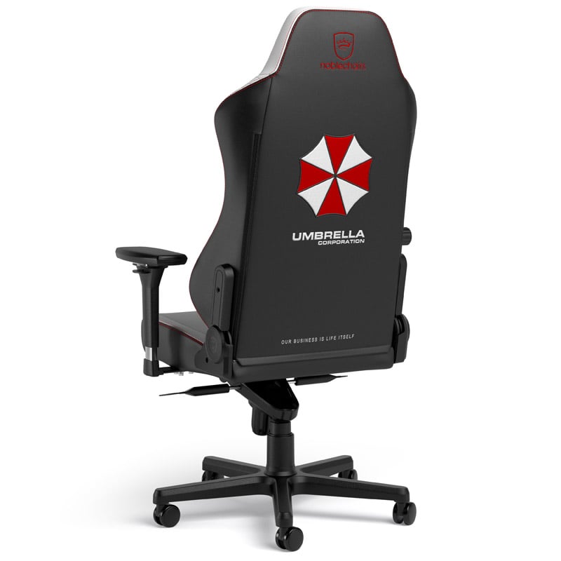 „noblechairs HERO“ žaidimų kėdė – „Resident Evil Umbrella Edition“ aprašymas - Prekės nuotrauka „noblechairs HERO“ žaidimų kėdė – „Resident Evil Umbrella Edition“ aprašymas - Prekės nuotrauka