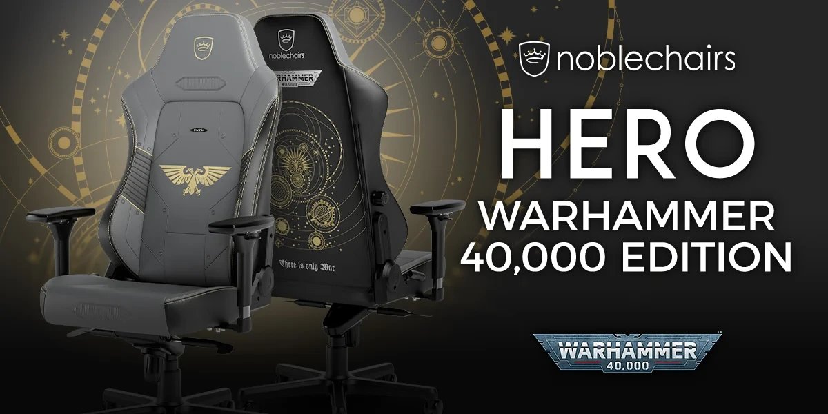 noblechairs HERO Gaming Chair – Warhammer 40k Edition aprašymas - Prekės nuotrauka