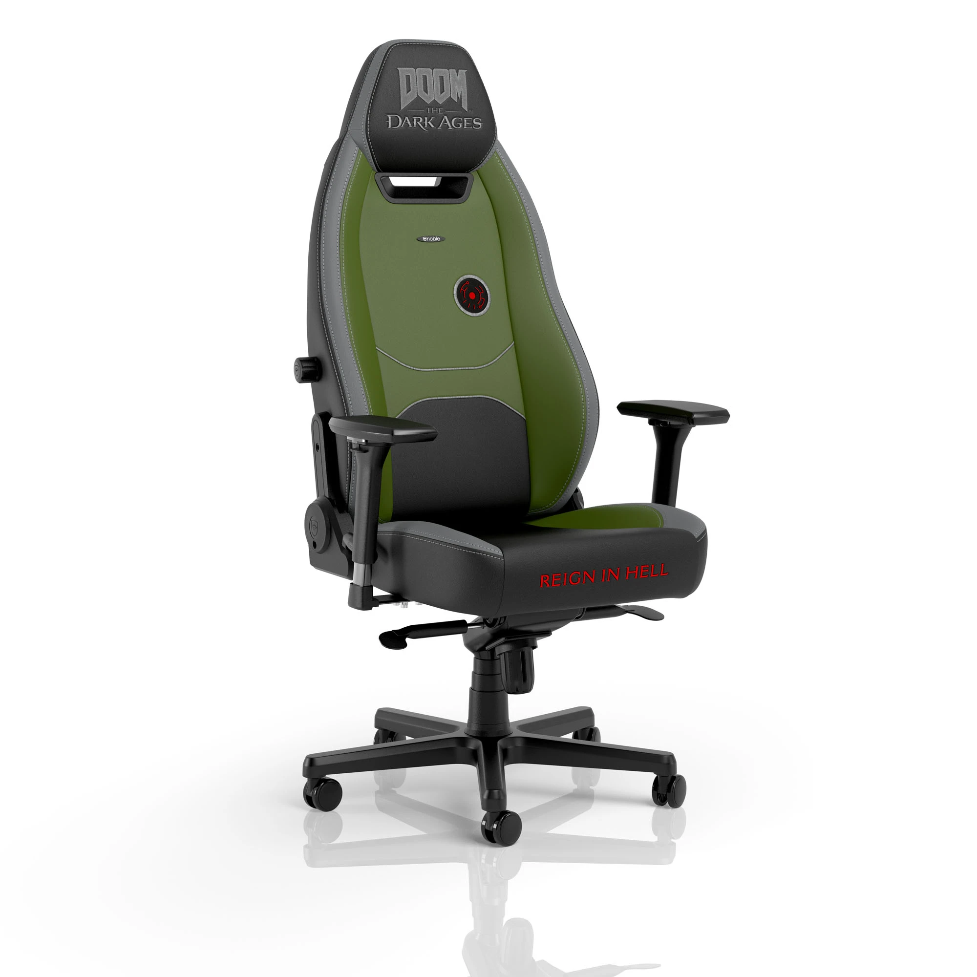 noblechairs LEGEND Gaming Chair – DOOM: The Dark Ages Edition aprašymas - Prekės nuotrauka