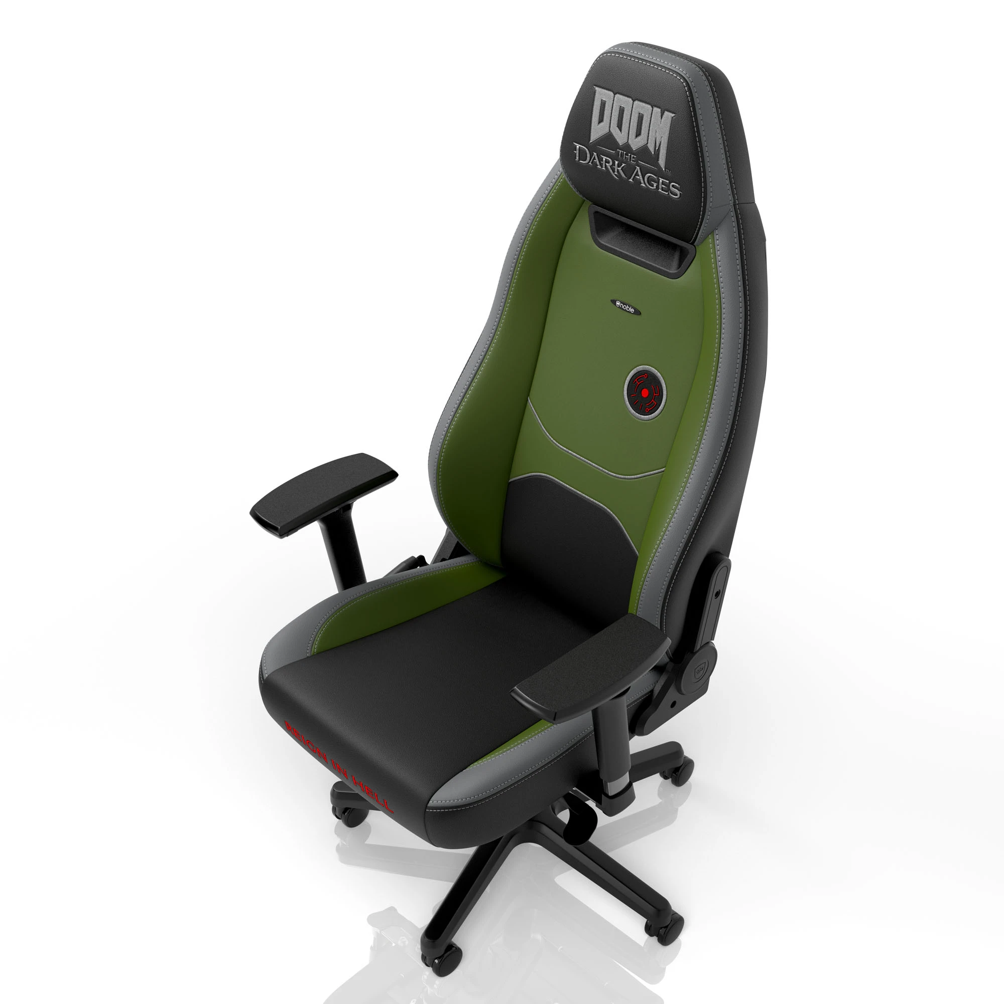 noblechairs LEGEND Gaming Chair – DOOM: The Dark Ages Edition aprašymas - Prekės nuotrauka