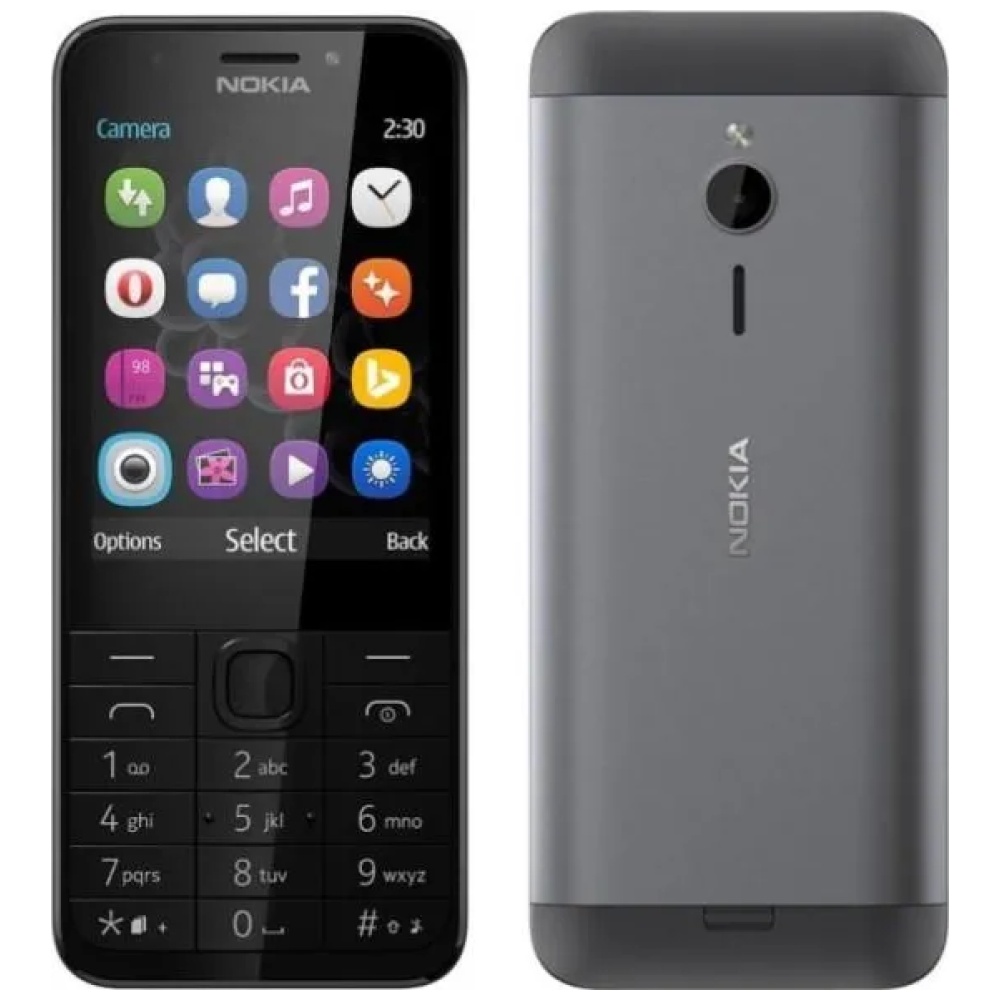 HMD Nokia 230 Juodas aprašymas - Prekės nuotrauka HMD Nokia 230 Juodas aprašymas - Prekės nuotrauka
