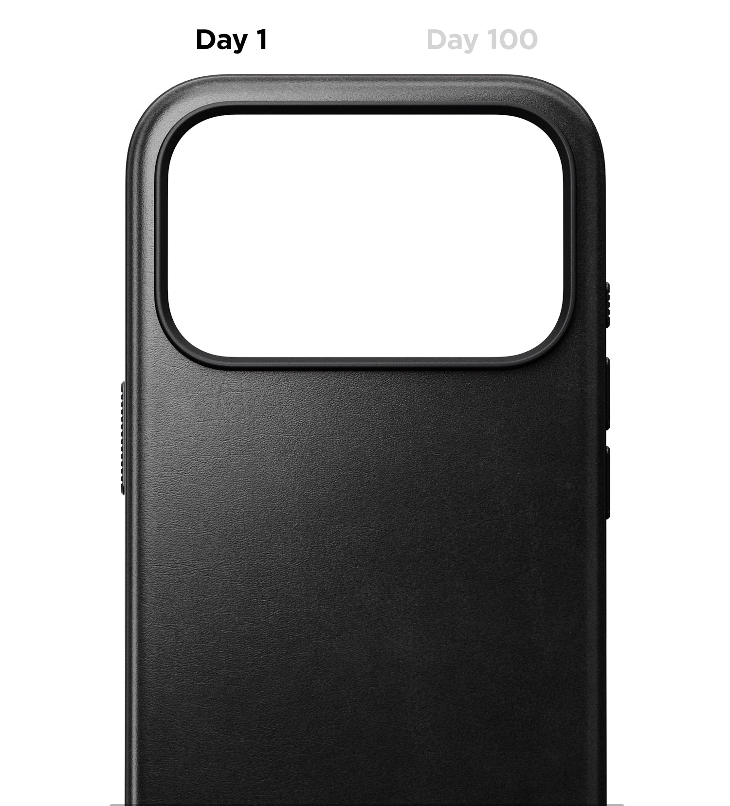 Burga Nomad Modern odinis dėklas, balno ruda (Horween) – iPhone 18 Pro/17 Pro aprašymas - Prekės nuotrauka