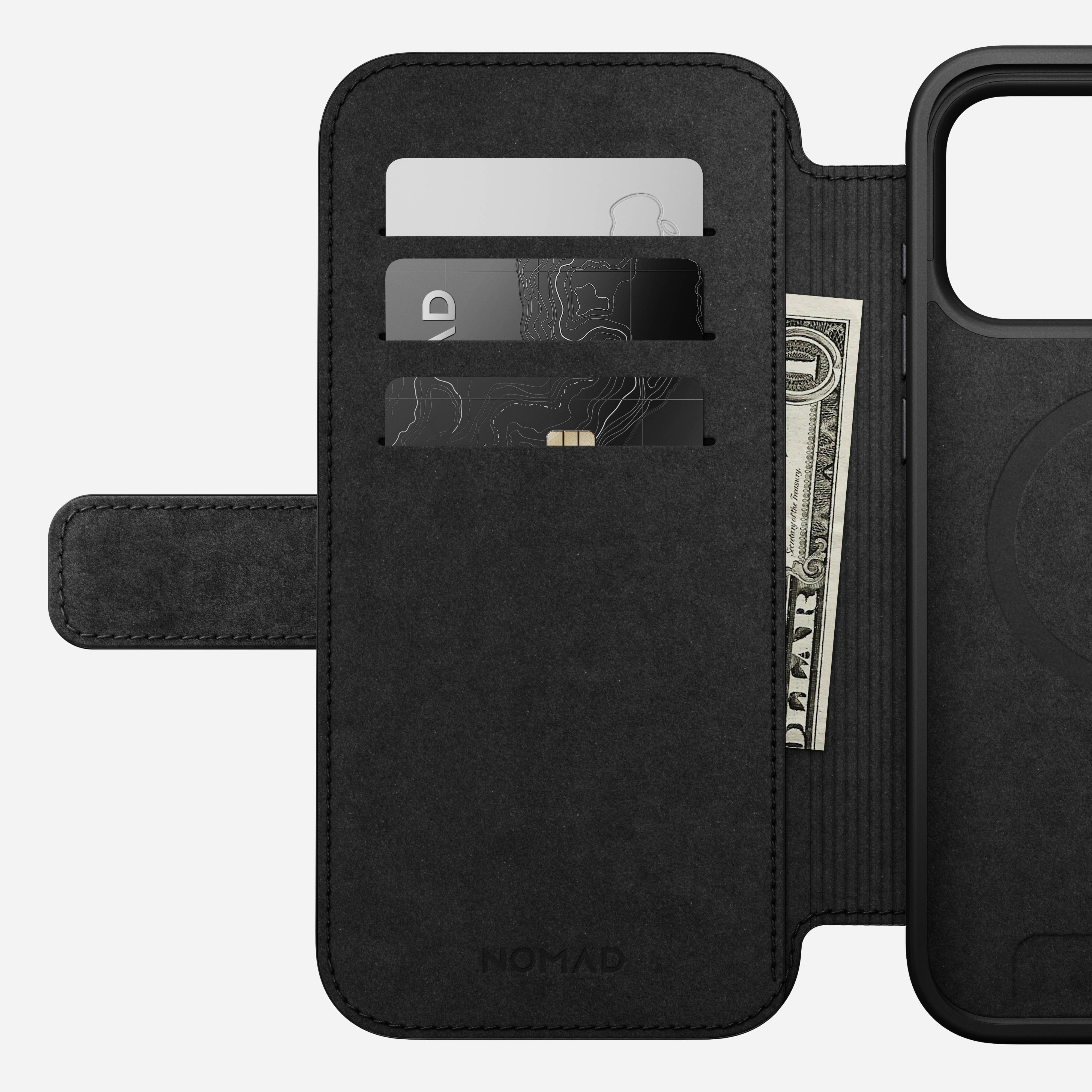 Cases and Covers - Flip Nomad Modern odinis dėklas-knygelė, english tan – iPhone 18 Pro Max/17 Pro Max aprašymas - Prekės nuotrauka