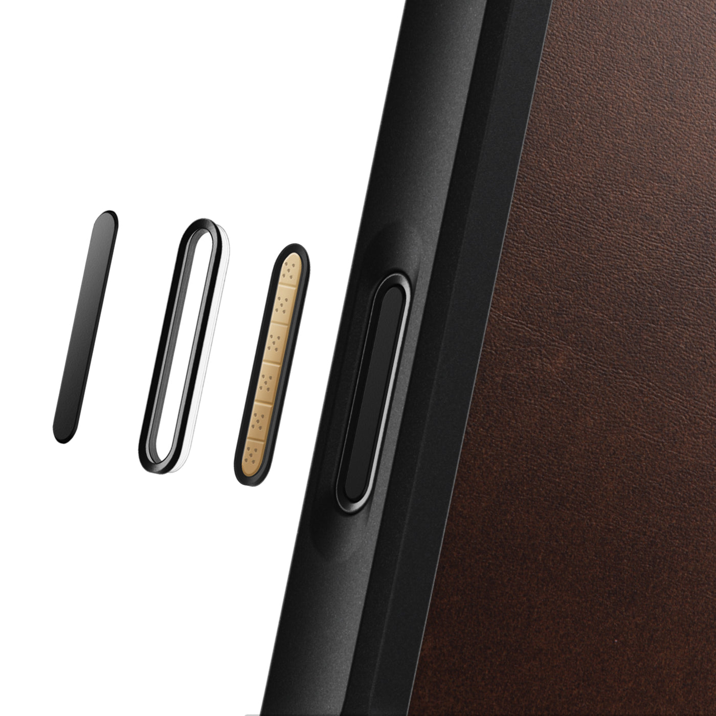 Burga Nomad Rugged odinis dėklas, rustic ruda (Horween) – iPhone 18 Pro Max/17 Pro Max aprašymas - Prekės nuotrauka