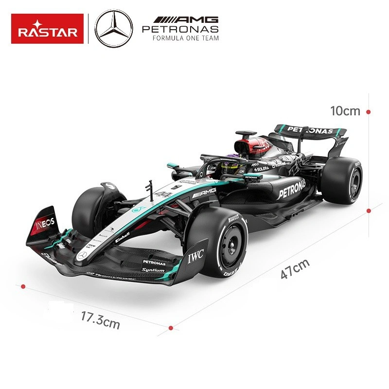 Nuotoliniu būdu valdomas automobilis Mercedes AMG F1 W15 E R/C, mastelis 1:12, Rastar 10250 aprašymas - Prekės nuotrauka