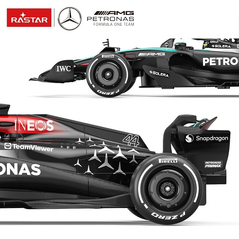 Nuotoliniu būdu valdomas automobilis Mercedes AMG F1 W15 E R/C, mastelis 1:12, Rastar 10250 aprašymas - Prekės nuotrauka