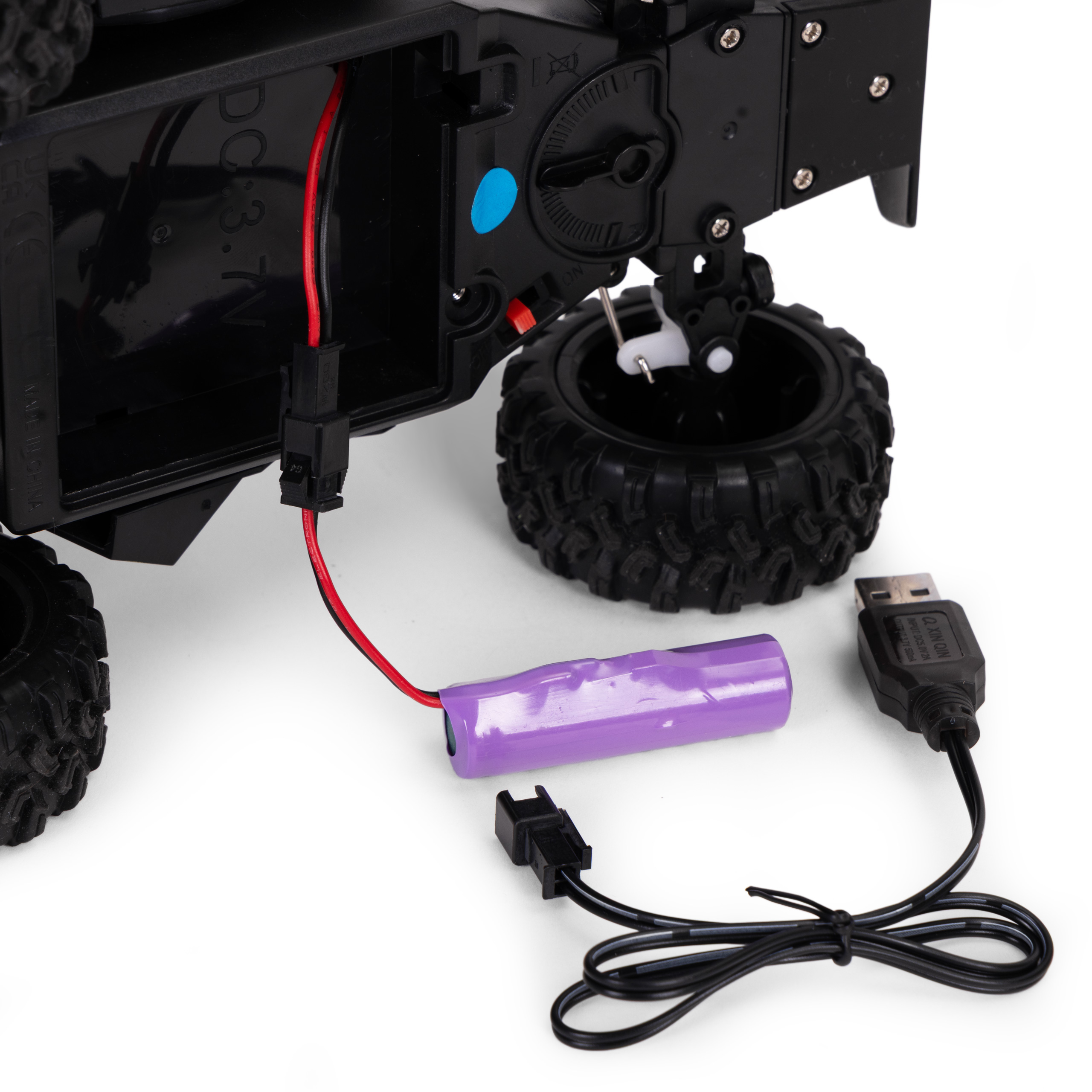 Multistore Nuotoliniu būdu valdomas visureigis RC, mastelis 1:18, galiniais ratais varomas, baterija 3.7V 500mAh aprašymas - Prekės nuotrauka