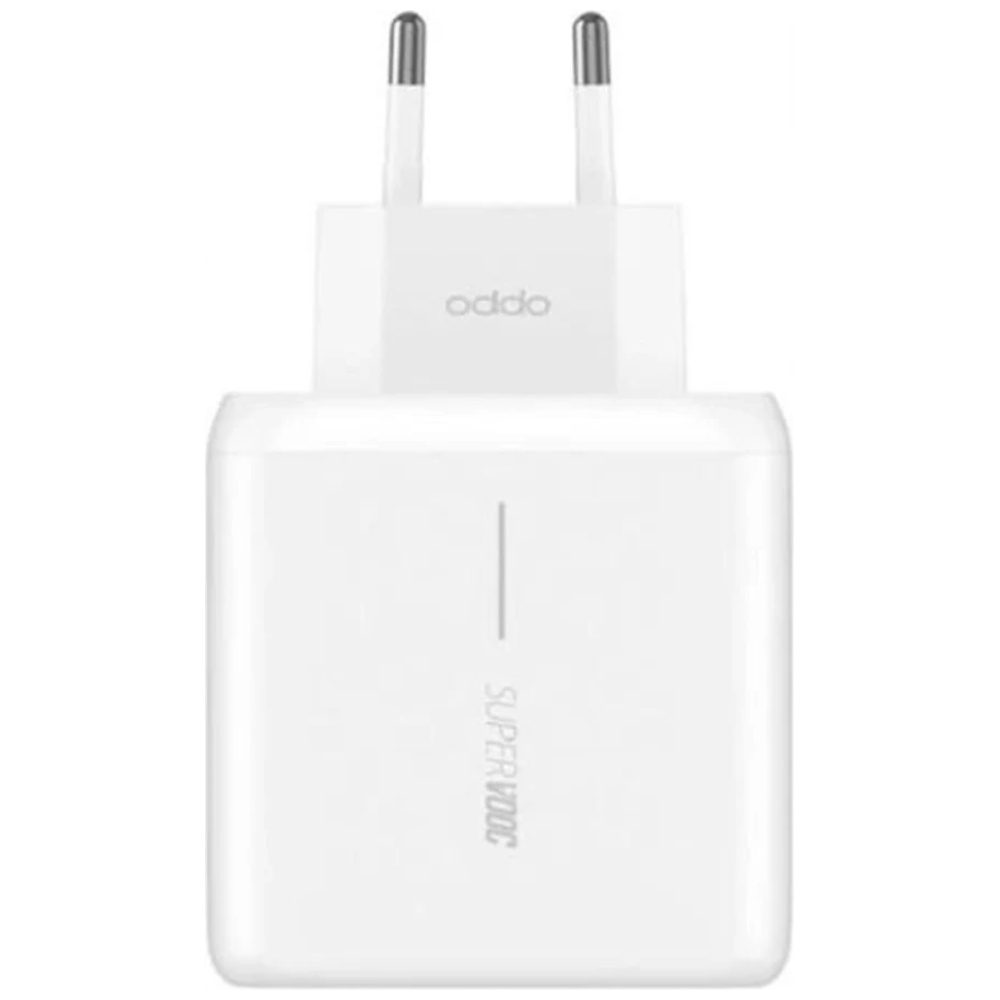Įkroviklis jungiama į tinklą SuperVOOC Oppo 65Wbiały aprašymas - Prekės nuotrauka