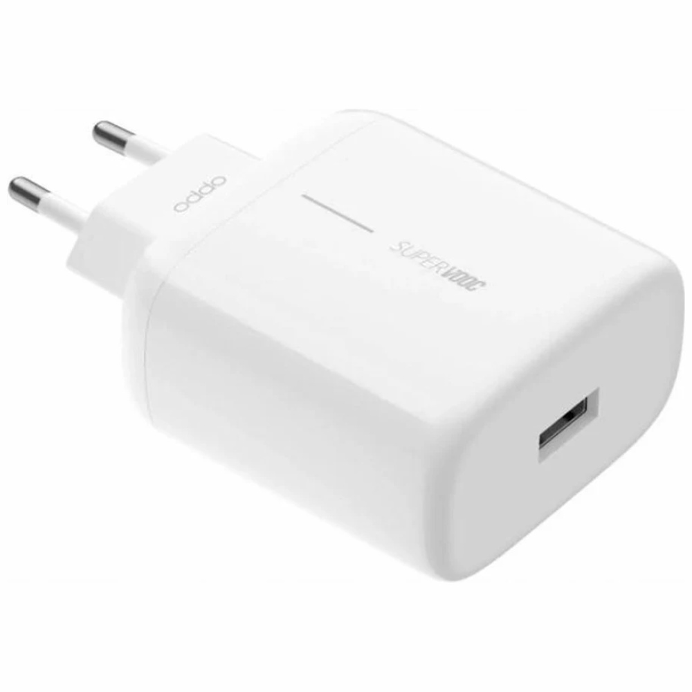 Įkroviklis jungiama į tinklą SuperVOOC Oppo 65Wbiały aprašymas - Prekės nuotrauka
