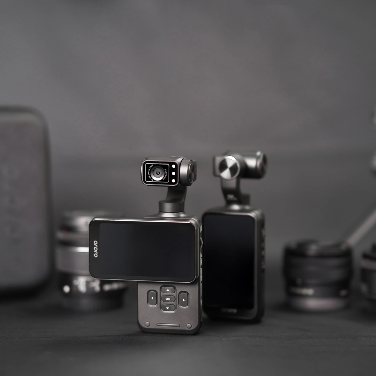 Ordro Pocket M5 3 ašių stabilizatoriaus kamera, 5K, skirta „Vlogging“ ir „YouTube“ – juodos spalvos aprašymas - Prekės nuotrauka