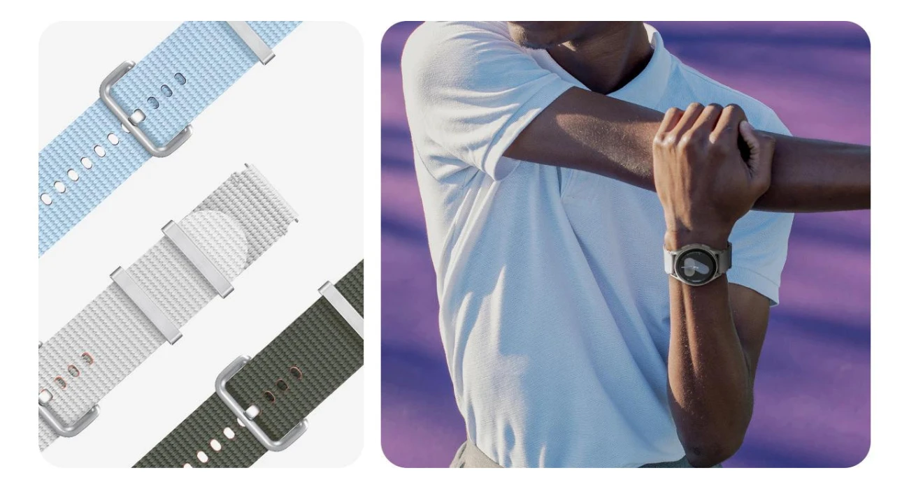 Originali apyrankė laikrodžiui Samsung Galaxy Watch 4 / 5 / 6 / 7 Athleisure Band (ET-SOL31LSEGEU) sidabrinės spalvos aprašymas - Prekės nuotrauka Originali apyrankė laikrodžiui Samsung Galaxy Watch 4 / 5 / 6 / 7 Athleisure Band (ET-SOL31LSEGEU) sidabrinės spalvos aprašymas - Prekės nuotrauka