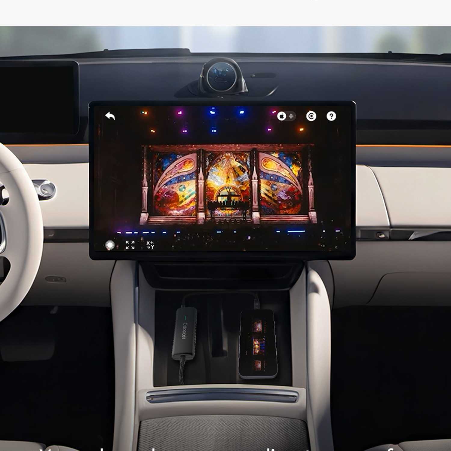 Ottocast CA450-T Mirror Touch CarPlay juodas aprašymas - Prekės nuotrauka Ottocast CA450-T Mirror Touch CarPlay juodas aprašymas - Prekės nuotrauka