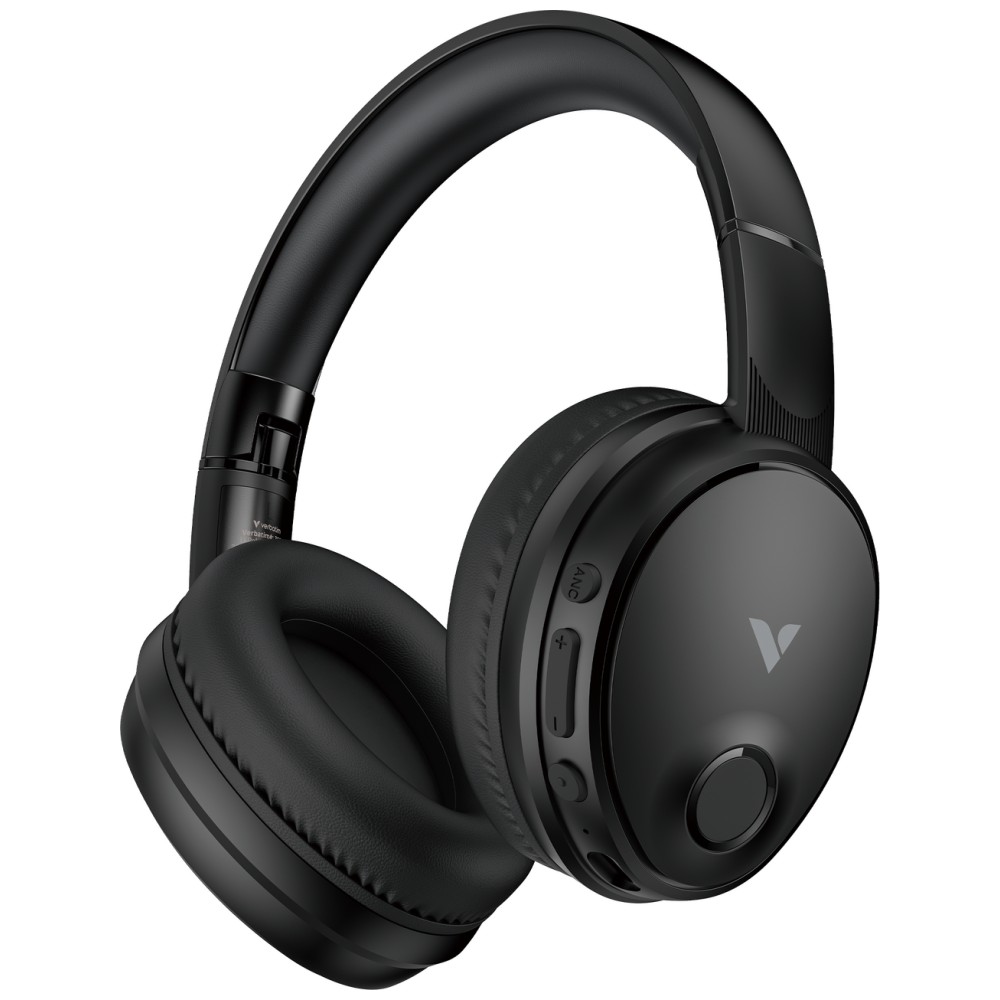 „Over-ear“ ausinės Verbatim belaidės TruSound Bluetooth ANC juodos 30200 aprašymas - Prekės nuotrauka