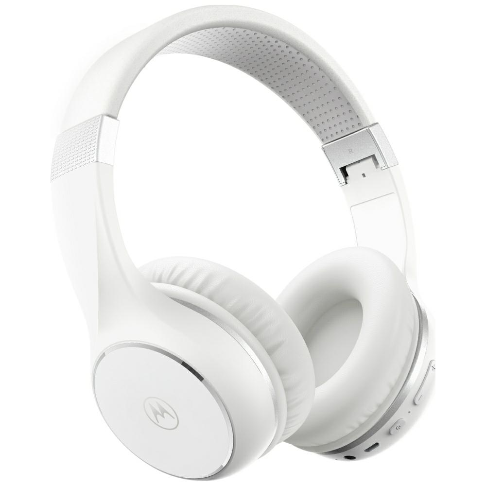 „Over-ear“ „Bluetooth“ ausinės Motorola XT220, baltos spalvos aprašymas - Prekės nuotrauka