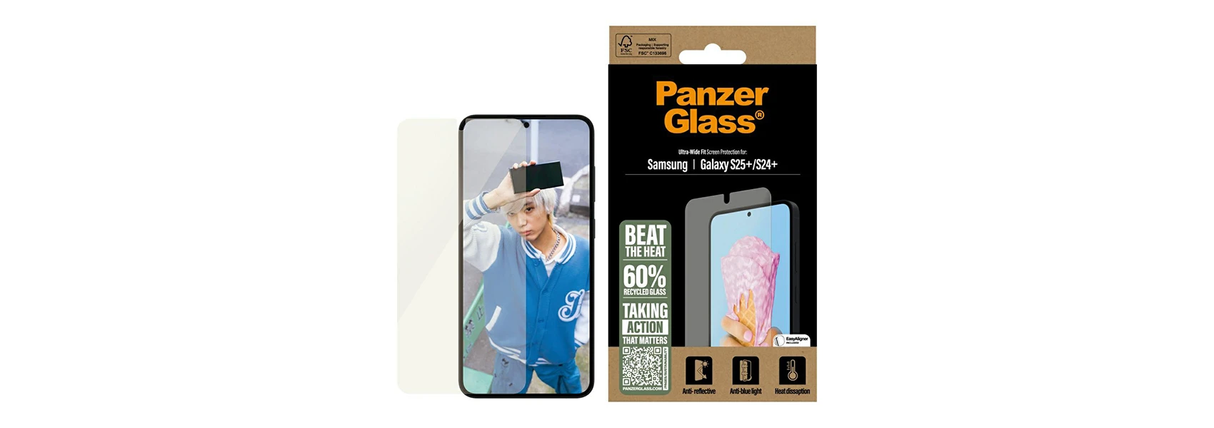 Panzer Glass PanzerGlass All-in-One Itin platus grūdintas stiklas, skirtas Samsung Galaxy S25 Plus aprašymas - Prekės nuotrauka Panzer Glass PanzerGlass All-in-One Itin platus grūdintas stiklas, skirtas Samsung Galaxy S25 Plus aprašymas - Prekės nuotrauka
