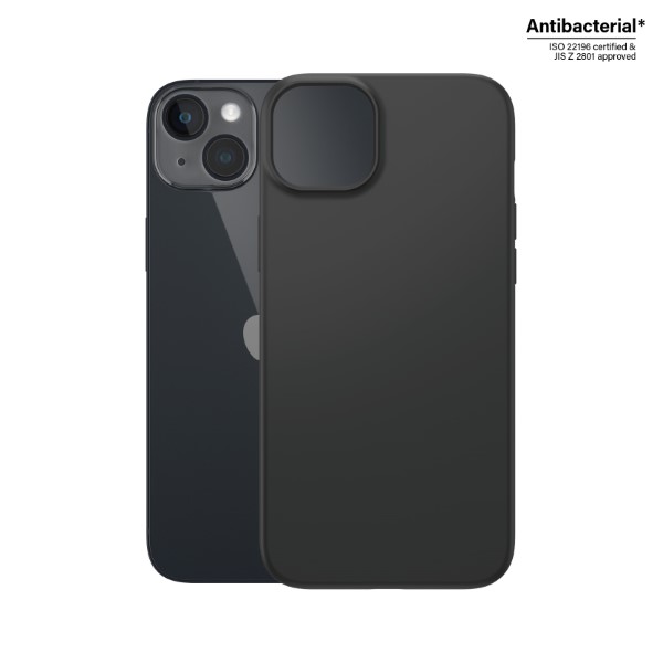 Panzer Glass PanzerGlass | Biologiškai skaidus dėklas | Nugaros apsauga | Apple | iPhone 14 Plus | Biologinis plastikas | Juodas | Suderinamas su belaidžiu įkrovimu; Karinio laipsnio standartas; 100% kompostuojamas aprašymas - Prekės nuotrauka