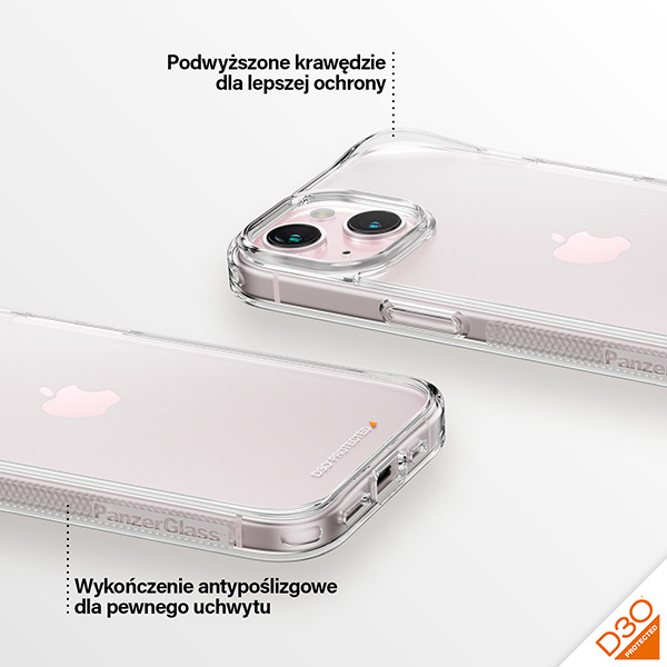 Panzer Glass PanzerGlass Bundle 3in1 set dėklas telefonui skaidrus + plėvelė + kameros apsauga Apple iPhone 15 Plus aprašymas - Prekės nuotrauka