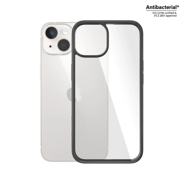 Panzer Glass PanzerGlass | ClearCase su Juodas rėmeliu | Byla | Apple | iPhone 14/13 | Juodas | Karinio laipsnio standartas; Atsparus įbrėžimams; Atsparus smūgiams; Antibakterinis; 100% perdirbta rėmo medžiaga aprašymas - Prekės nuotrauka Panzer Glass PanzerGlass | ClearCase su Juodas rėmeliu | Byla | Apple | iPhone 14/13 | Juodas | Karinio laipsnio standartas; Atsparus įbrėžimams; Atsparus smūgiams; Antibakterinis; 100% perdirbta rėmo medžiaga aprašymas - Prekės nuotrauka